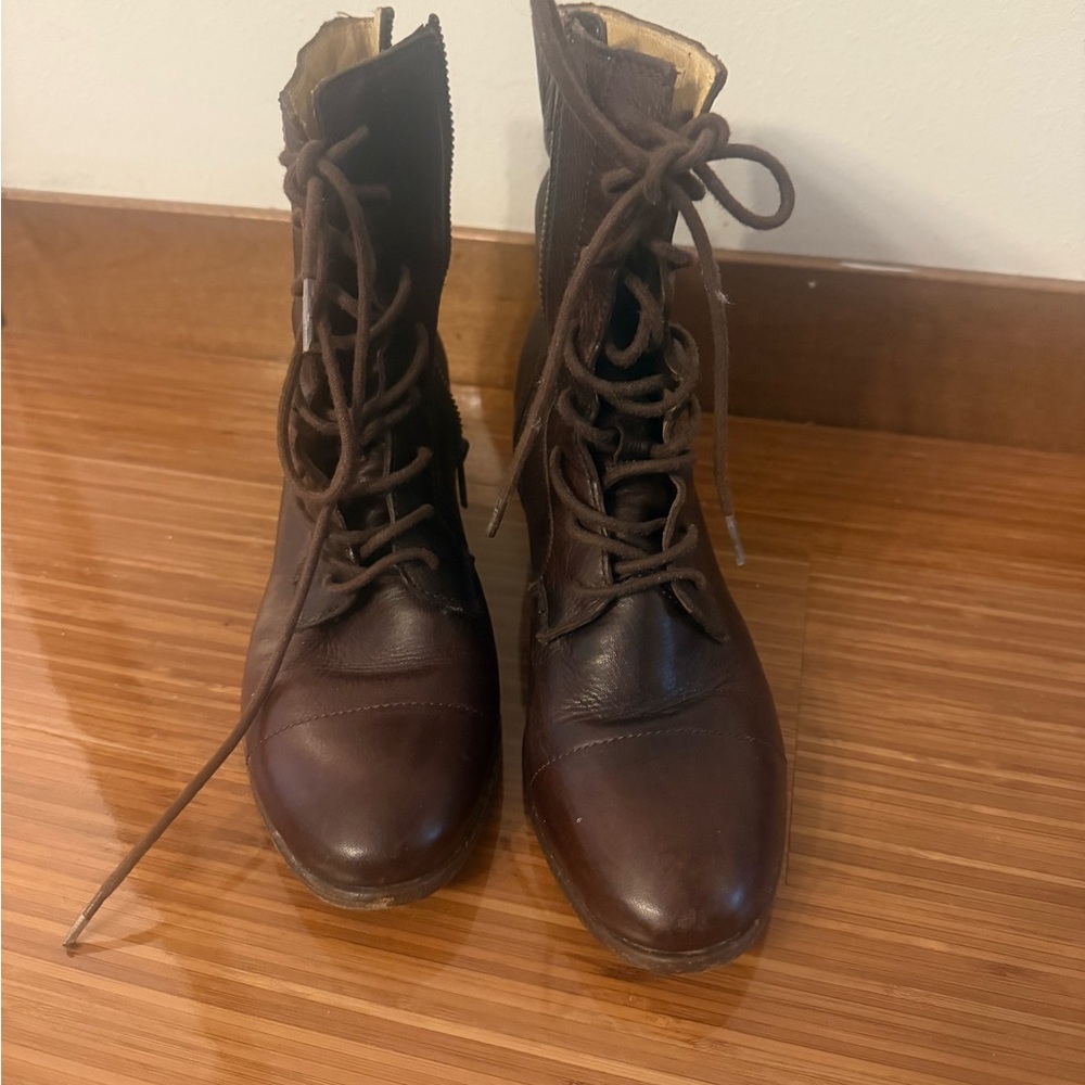 Frye Brown Ankle Boots 7.5